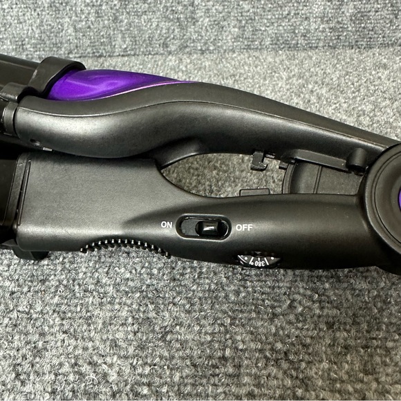 Hot Tools Deep Waver 2179 Ceramic Tourmaline extra deep curl black purple TESTED - Picture 3 of 4